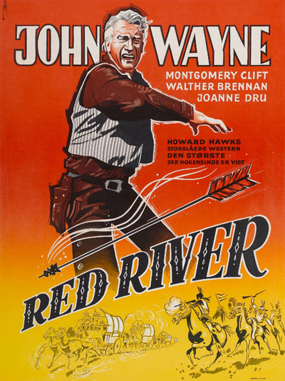 پوستر فیلم رود سرخ ساخته هوارد هاوکس