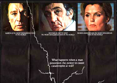پوستر فیلم نگاه شیطانی (تماس مدوزا) با بازی ریچارد برتن، لینو ونتورا و لی رمیک