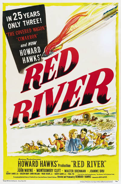 پوستر فیلم رود سرخ ساخته هوارد هاوکس