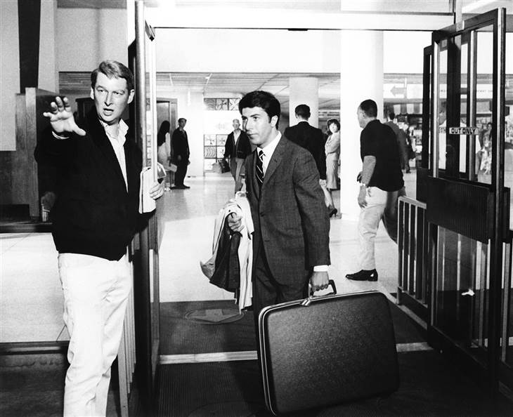 داستین هافمن و مایک نیکولز سر صحنه فارغ التحصیل