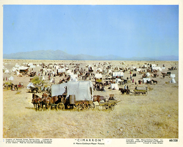 یکی از پوسترهای تبلیغاتی فیلم سیمارون محصول 1960 ساخته آنتونی مان