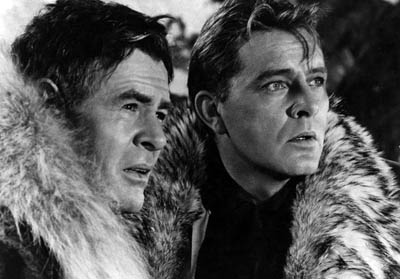 رابرت رایان (چپ) و ریچارد برتن در قصر یخ