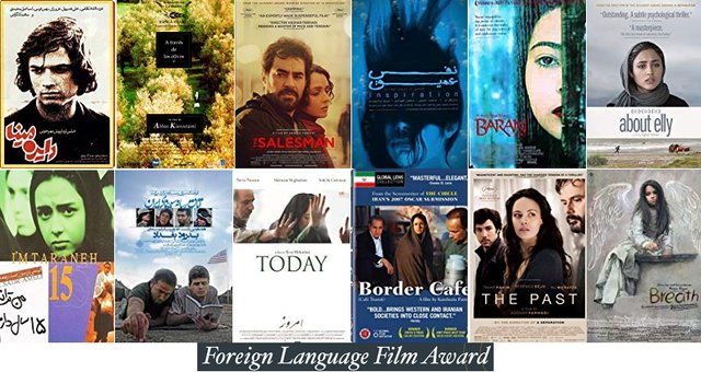 سینمای ایران با موفقیت ۸.۶۹ درصدی از ۲۳ حضور خود در شاخه بهترین فیلم خارجی جوایز سینمایی اسکار، در رتبه چهارم موفق‌ترین کشورها در تاریخ ۷۰ ساله این جایزه قرار داد.