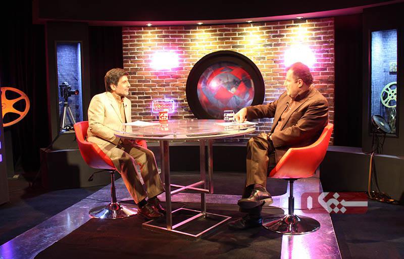محمود گبرلو و غلامعباس فاضلی در برنامه «سینما1»