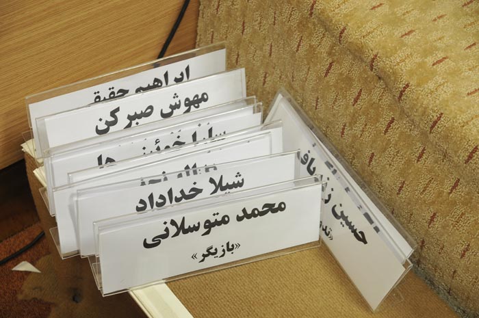 با وجود اینکه چندین نفر از عوامل فیلم زمهریر در سالن بودند، اما از شرکت در نشست خودداری کردند. عکس از الهام عبدلی