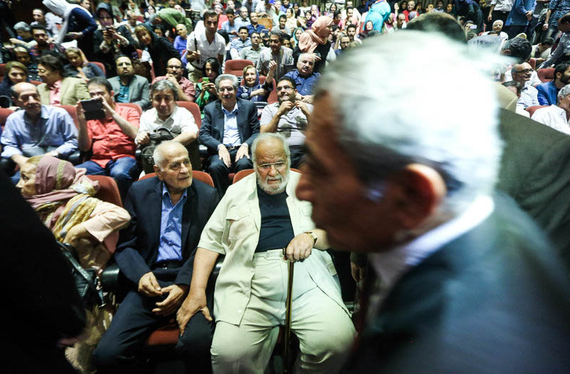 ناصر ملک مطیعی در مراسم گرامیداشت پرویز بهرام در فرهنگسرای ارسباران