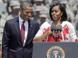 اوباما و همسرش میشله