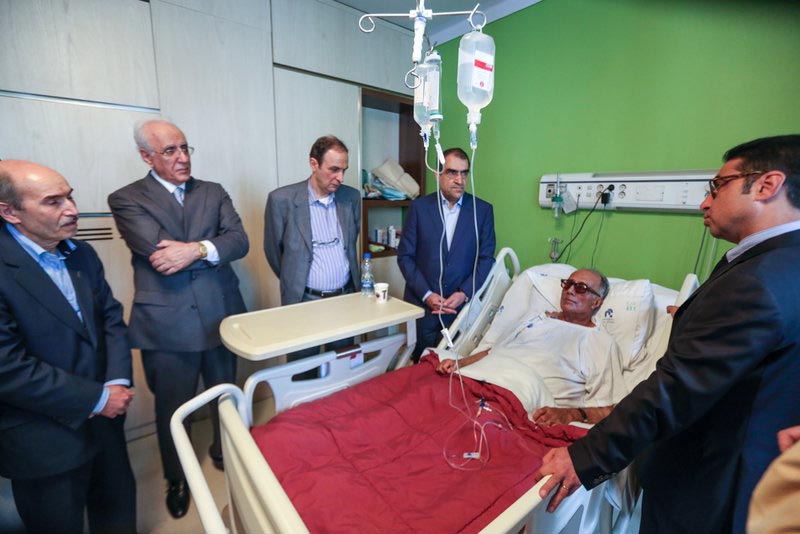 عباس کیارستمی در بیمارستان