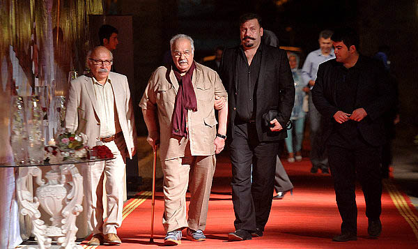 ناصر ملک مطیعی و علیرضا داوود نژاد در هفدهمین جشن خانه سینما
