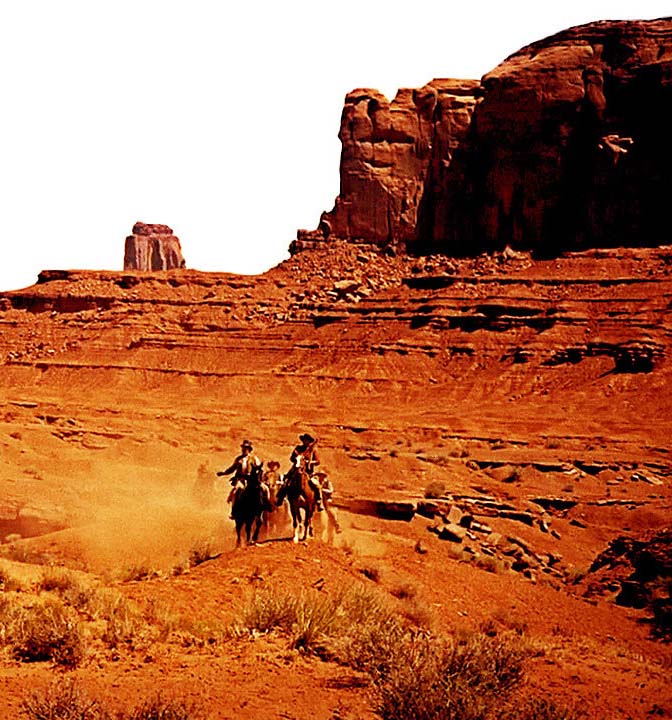 جویندگان. دره مانیومنت؛ لوکیشن محبوب جان فورد. بن بست و ارزش غایی