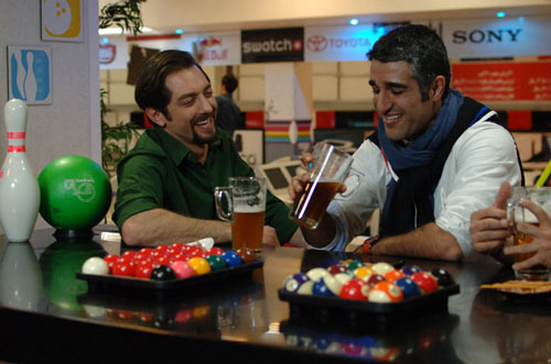 بهرام رادان و پژمان جمشیدی در اتش بس2