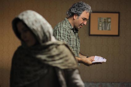 مهتاب کرامتی و حمید فرخ نژاد در فیلم زندگی خصوصی آقا و خانم میم
