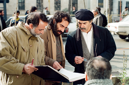 کیمیایی و فرامرز قریبیان سر صحنه ردپای گرگ