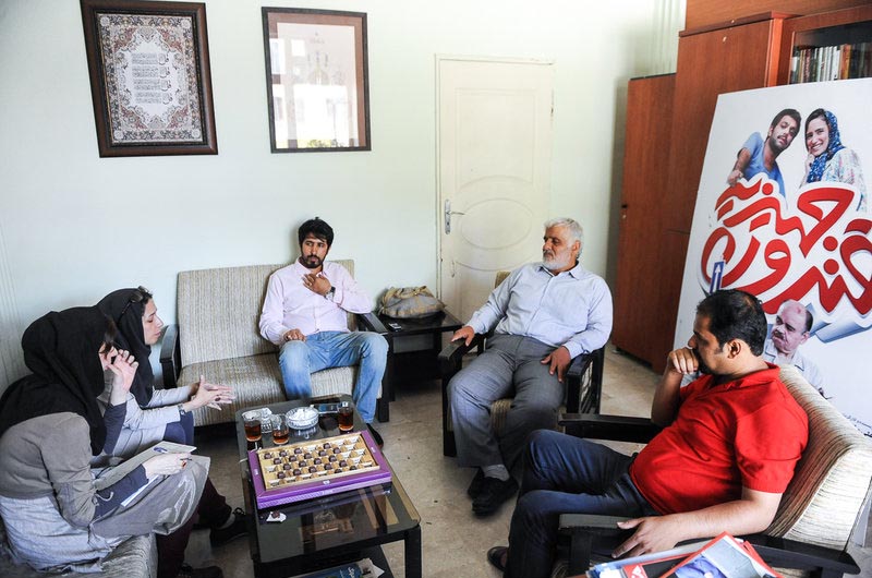 علی ملاقلی پور، سعید سعدی و... گفتگو درباره فیلم قندون جهیزیه. عکس از علی خروشانی. ایسنا