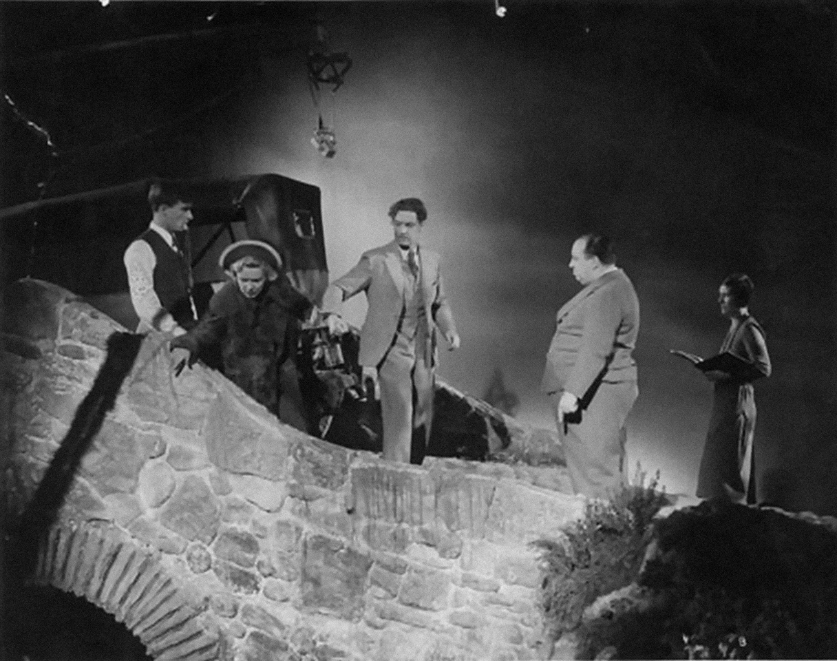 هیچکاک جوان در انگلستان، سر صحنه فیلم 39 پله