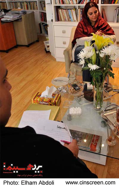 تهمینه میلانی. عکس از الهام عبدلی