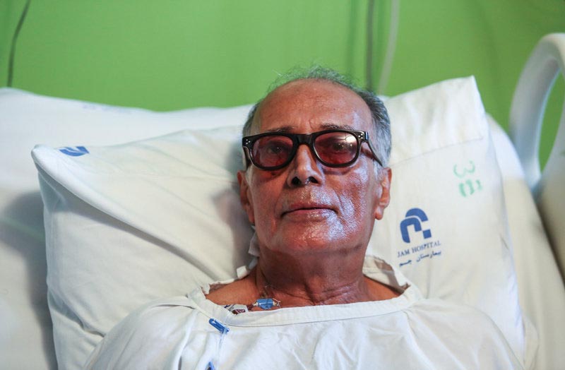 عباس کیارستمی در بیمارستان