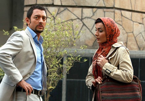 السا فیروز آذر و بهرام رادان در نمایی از فیلم یکی از ما دو نفر