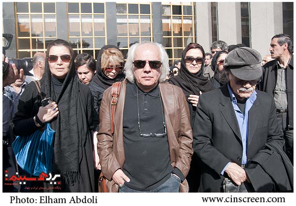 مراسم تشییع زنده یاد عسل بدیعی