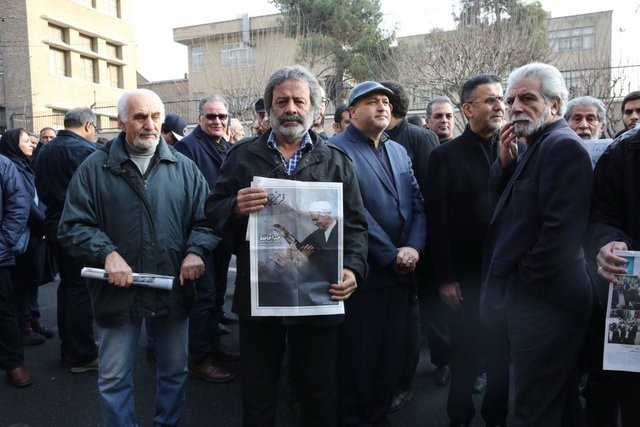 حضور سینماگران در مراسم تشییع آیت‌الله رفسنجانی