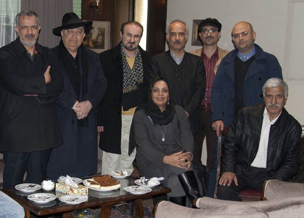 احمد مسجد جامعی در پشت صحنه‌ی فیلم فرمان‌آرا